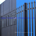 Black Color Powder Coated W & D Section Palisade Security Fence